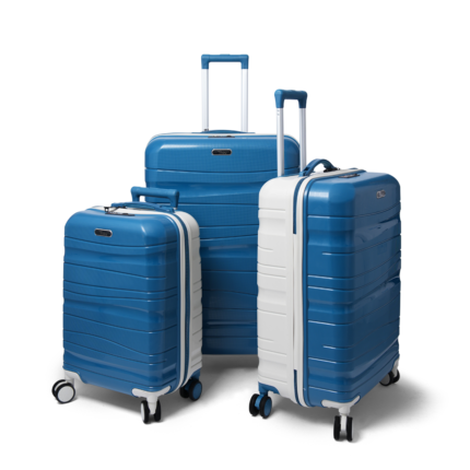 Ensemble de 3 valise roues démontables Multicouleur Pro